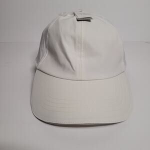 Time and Tru White Adjustable Baseball Hat - Women's